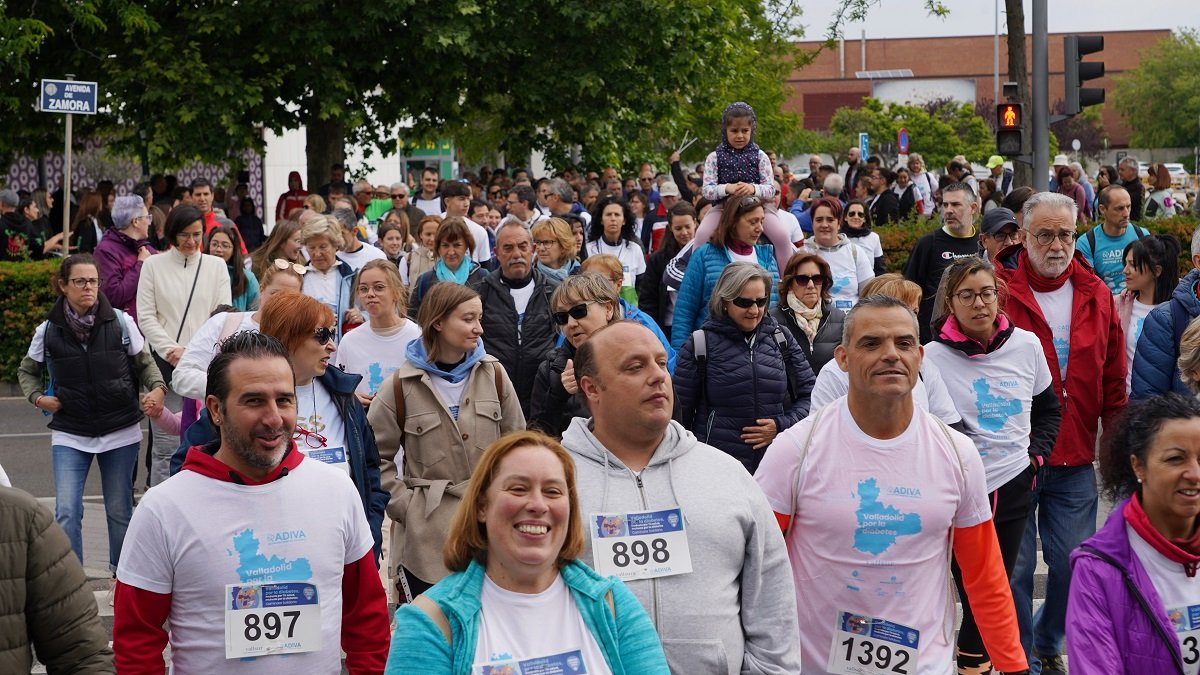 Marcha Solidaria de la Diabetes 2023 en Valladolid. -ICAL