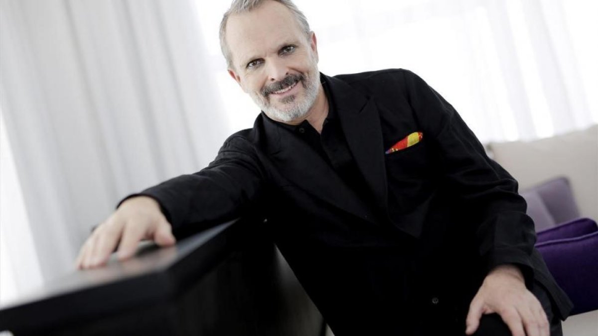 El cantante Miguel Bosé, el pasado mes de junio en Madrid.-JOSÉ LUIS ROCA