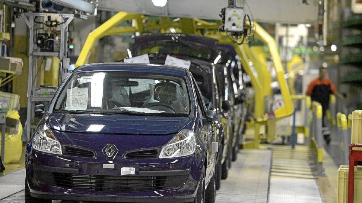 Planta de montaje de Renault en Valladolid, en una imagen de archivo.-ICAL