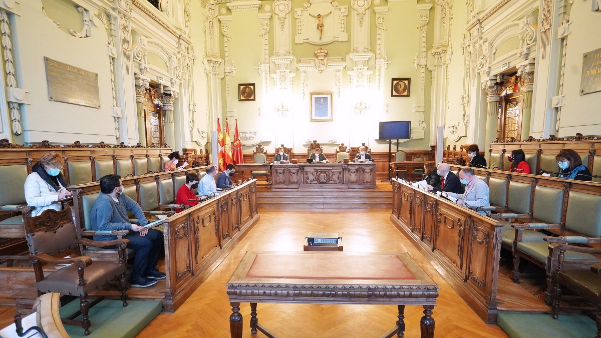 Junta de Gobierno en el Ayuntamiento de Valladolid.| E.M.