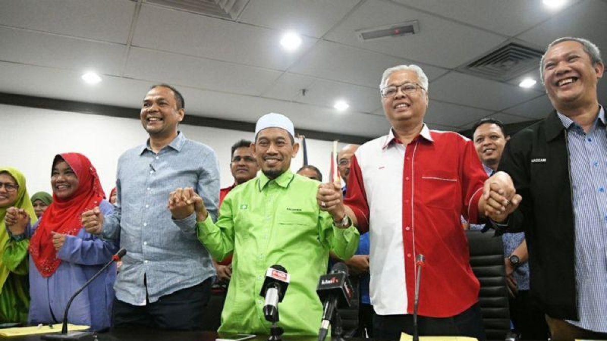 Los líderes de la Organización Nacional de los Malayos Unidos (UMNO).-UMNO