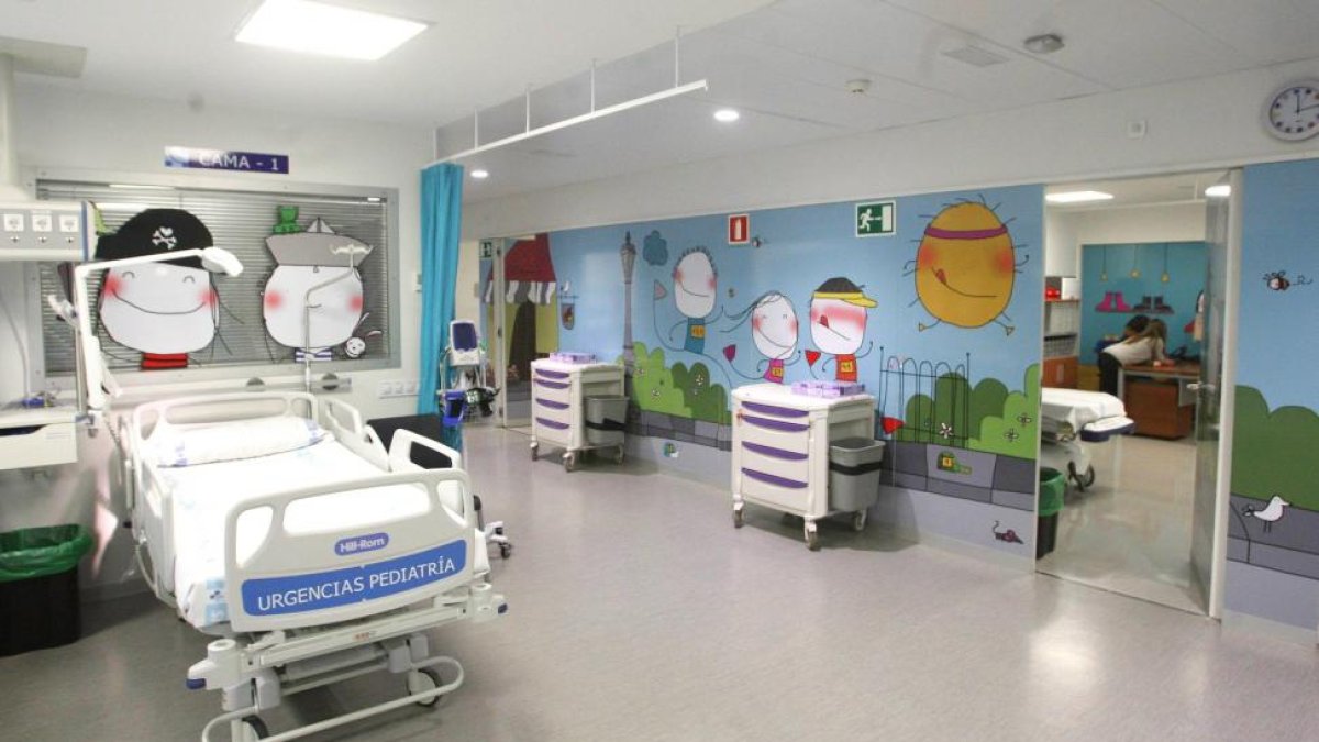 Imagen de archivo de las urgencias pediátricas de un hospital de Castilla yLeón.-ICAL