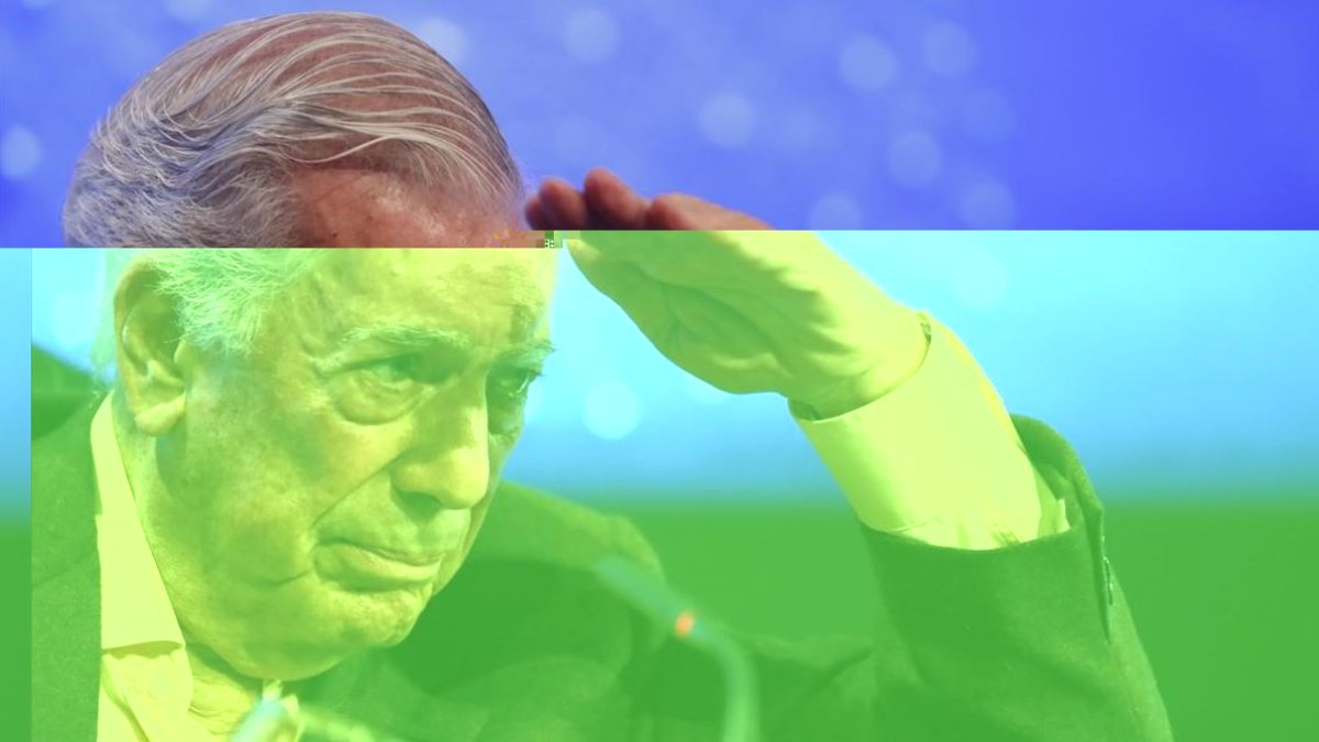 Mario Vargas Llosa, en la Casa de América de Madrid, durante la presentación de su nuevo libro, La llamada de la tribu-EFE / JAVIER LIZÓN