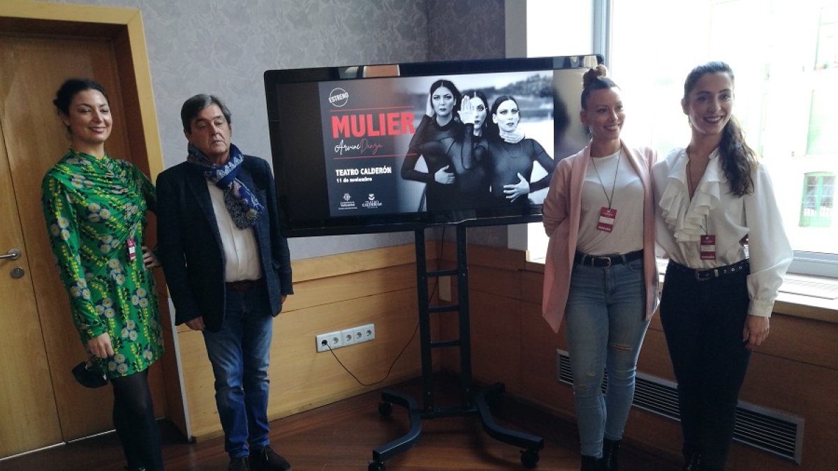 Elysa López, José María Viteri, Nereida Garrote y Lara Simón, ayer.  E. M.