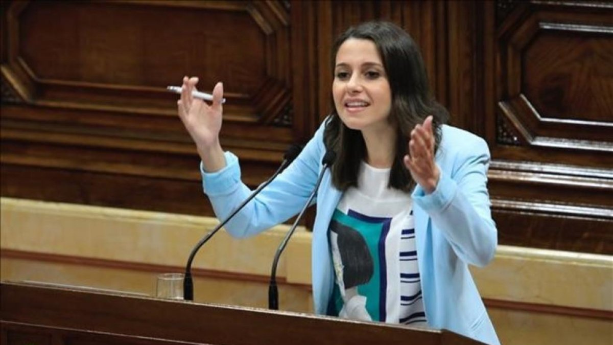 La líder de Ciutadans, Inés Arrimadas.-FERRAN NADEU