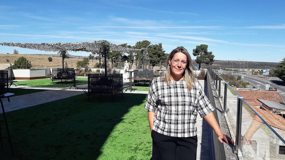 Piedad Sánchez, actual directora del hotel de origen familiar.-/ A.G.