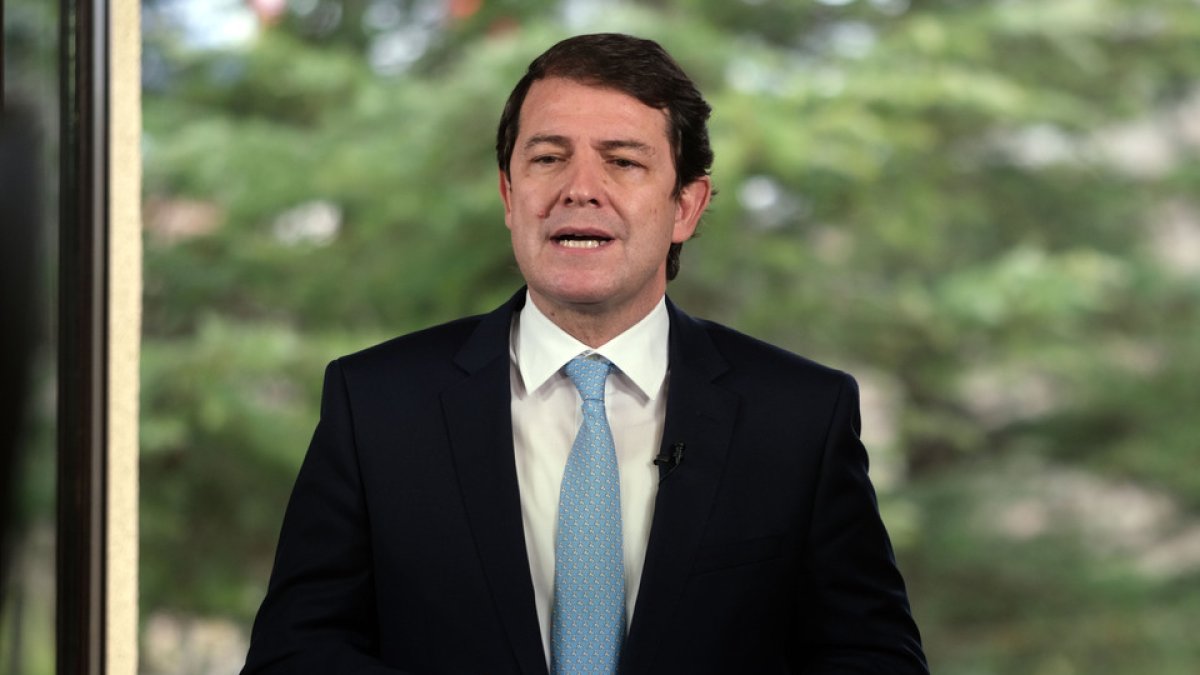 Alfonso Fernández Mañueco, en el discurso de Fin de Año. / E.M.