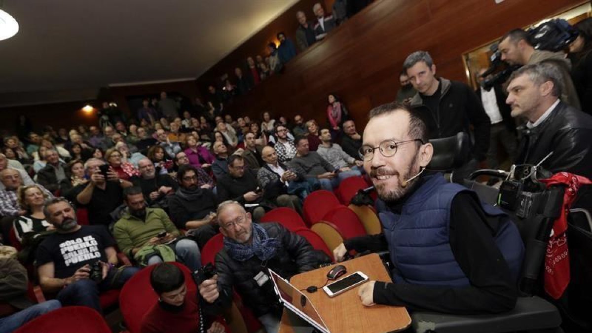 El secretario de organización estatal de Podemos, Pablo Echenique, en una imagen reciente.-EFE