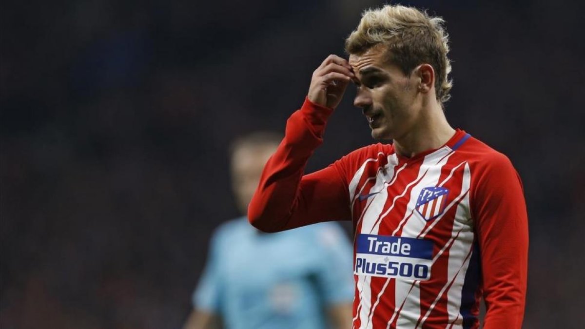 Griezman, durante el partido del sábado en el Wanda ante el Madrid.-AP / FRANCISCO SECO