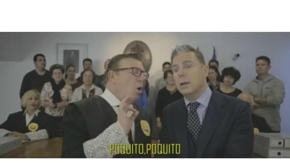 Captura de pantalla de la parodia de 'Los Morancos' sobre el Caso Nóos.-EL PERIÓDICO / BARCELONA