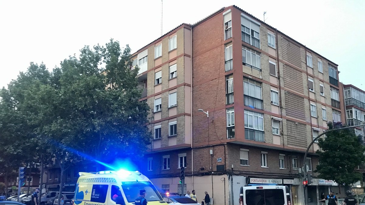 Atropello en la calle Águila de Valladolid. ICAL
