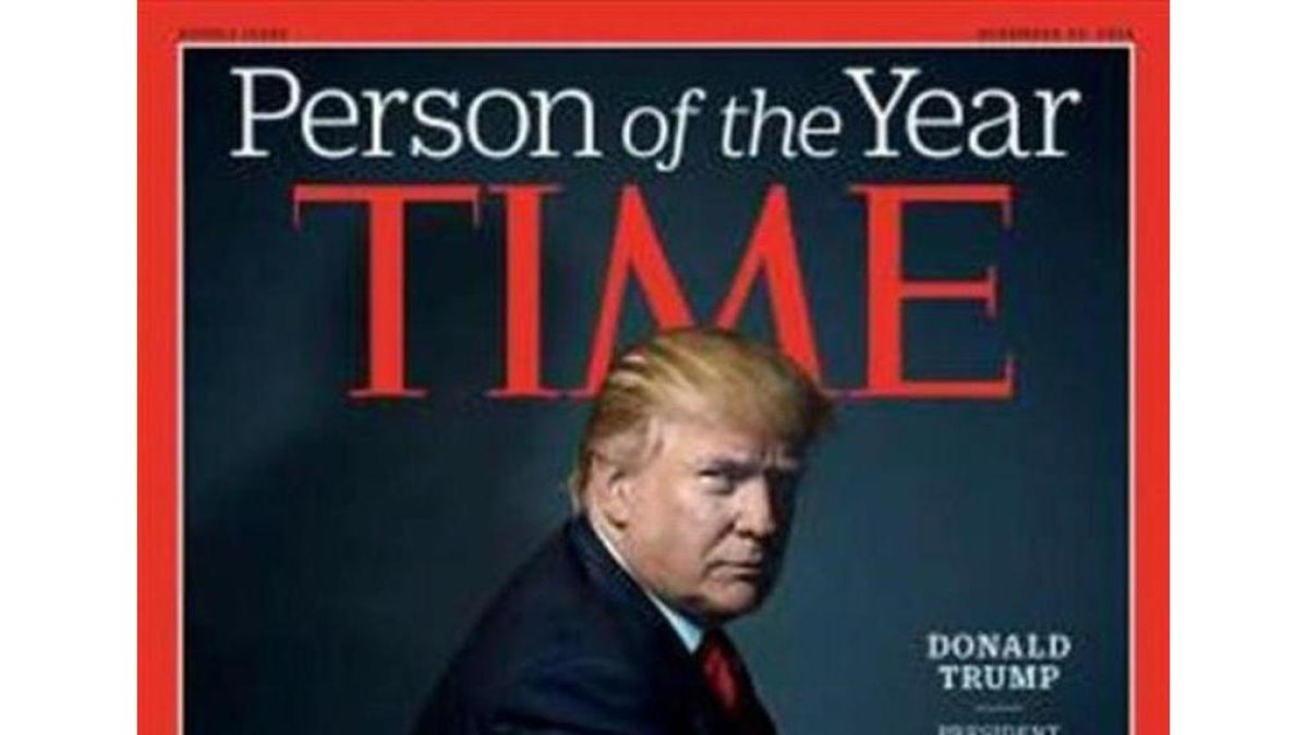 Trump. persona del año para 'Time'.-TIME