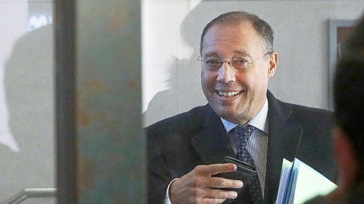 Alfredo Blanco, en una asistencia a los juzgados.-J.M. LOSTAU