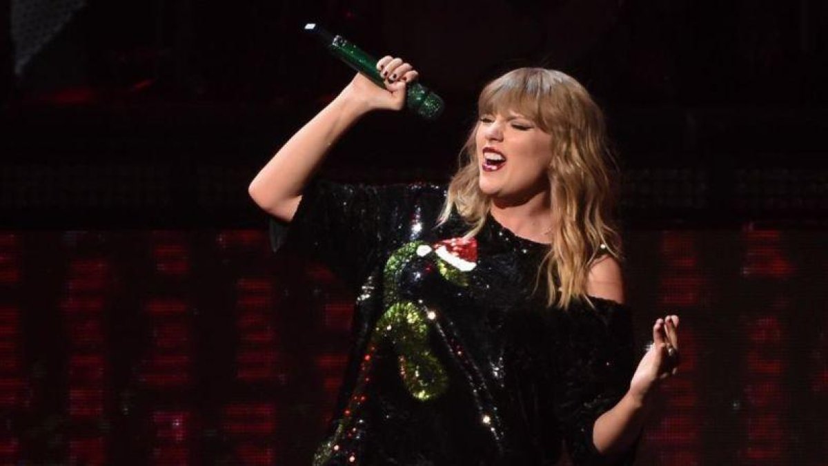 Taylor Swift, en un concierto en el Madison Square Garden de Nueva York.-EVAN AGOSTINI / AP