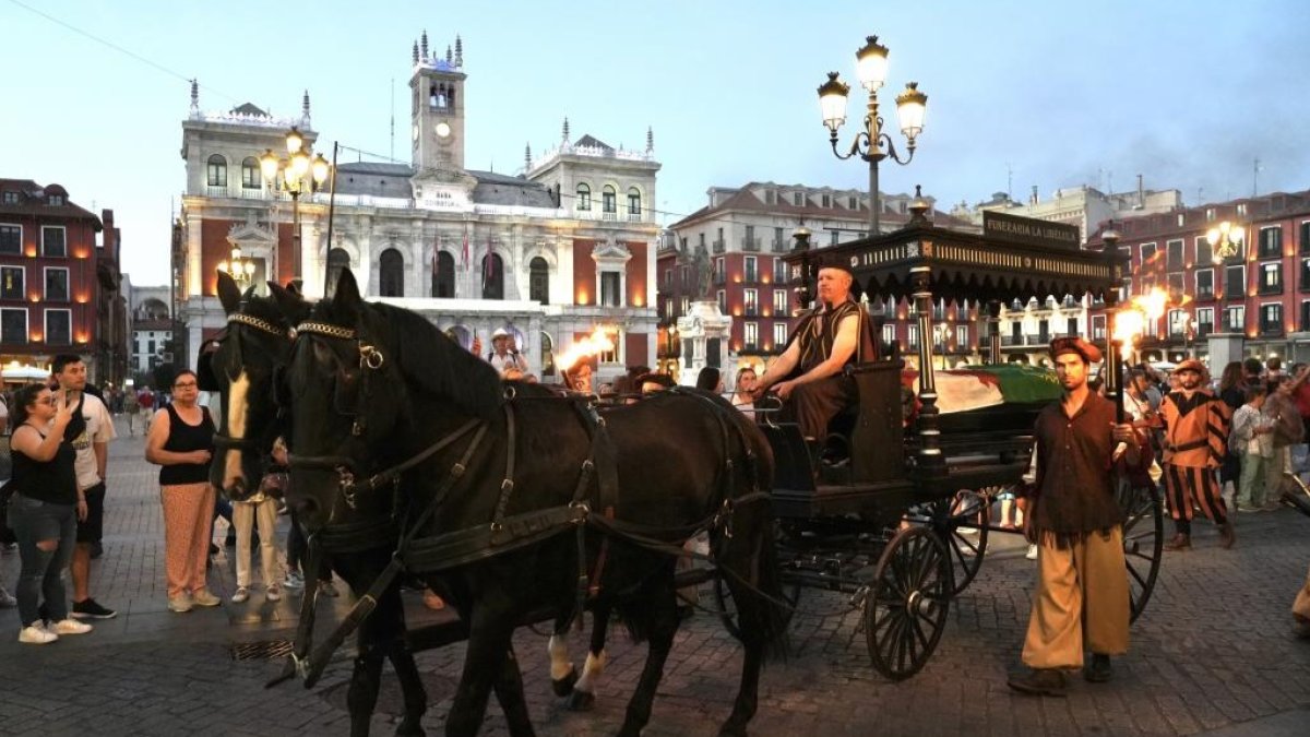 Valladolid rinde homenaje con un funeral al príncipe irlandés Red Hugh O'Donnell.-J. M. LOSTAU