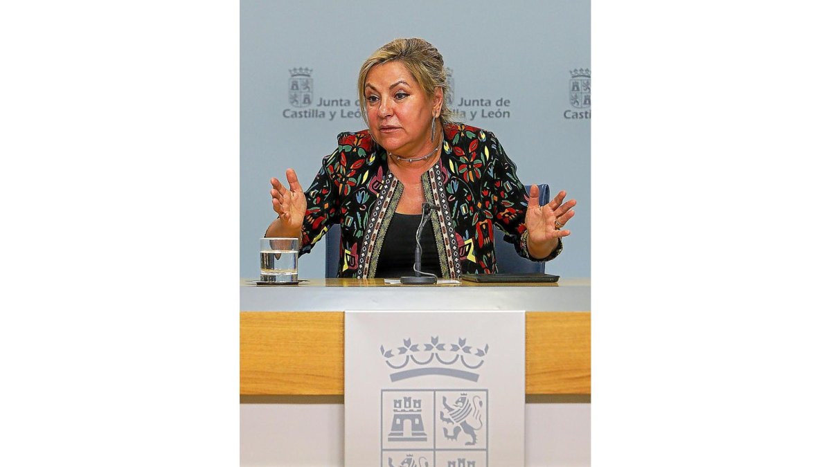 Valdeón durante la rueda de prensa que explicó su incidente de tráfico.-J. M. LOSTAU