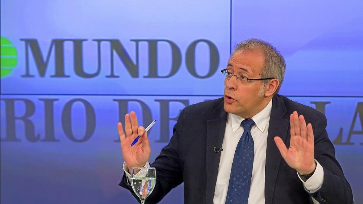 José Antonio Martínez Bermejo durante su entrevista en ‘La Quinta Esquina’, emitida ayer en La 8 de Valladolid.-PHOTOGENIC