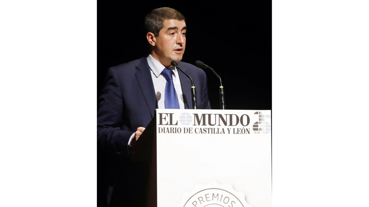 Pablo R. Lago, en un momento de su intervención-