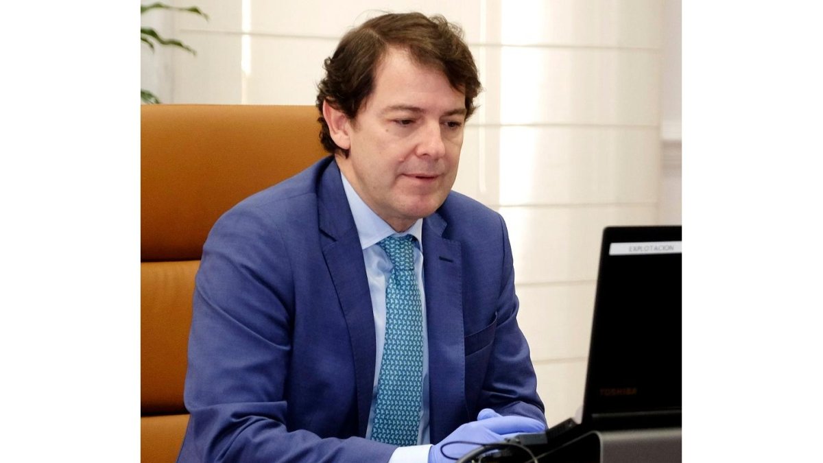 El presidente de la Junta de Castilla y León, Alfonso Fernández Mañueco. ICAL