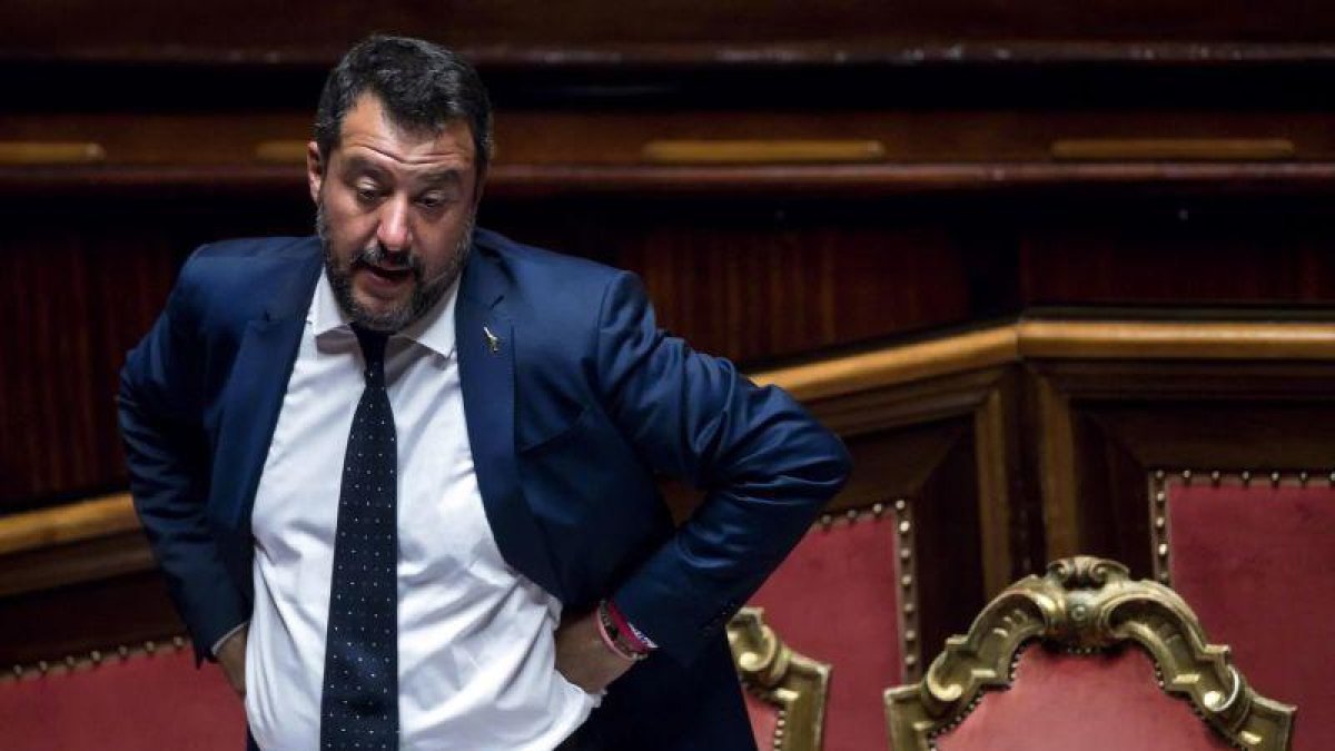 El ministro del Interior italiano, Matteo Salvini.-EFE