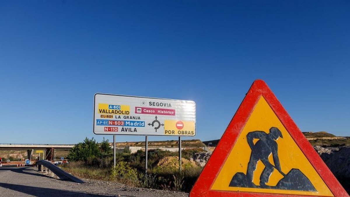 Obras de la autovía SG-20-ICAL