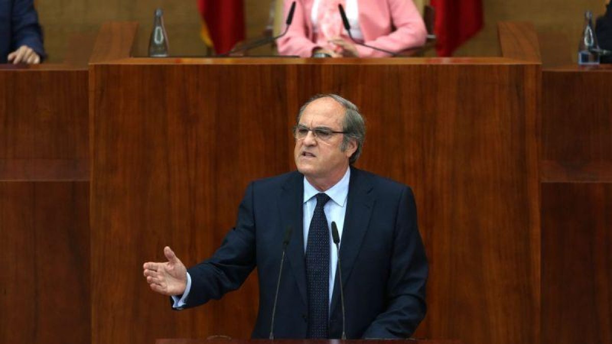 El candidato socialista a la Comunidad de Madrid, Ángel Gabilondo.-DAVID CASTRO