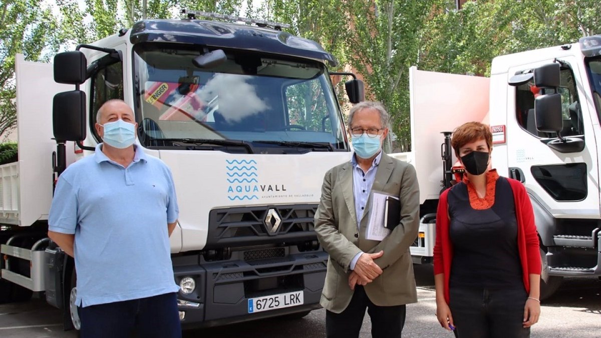 Visita realizada a la ETAP de Las Eras por María Sánchez y Manuel Saravia. - EUROPA PRESS