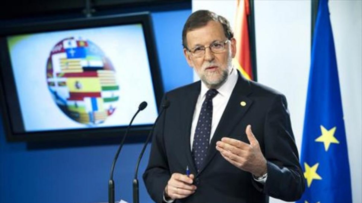 El presidente Mariano Rajoy, ayer, en Bruselas.-EFE / HORST WAGNER