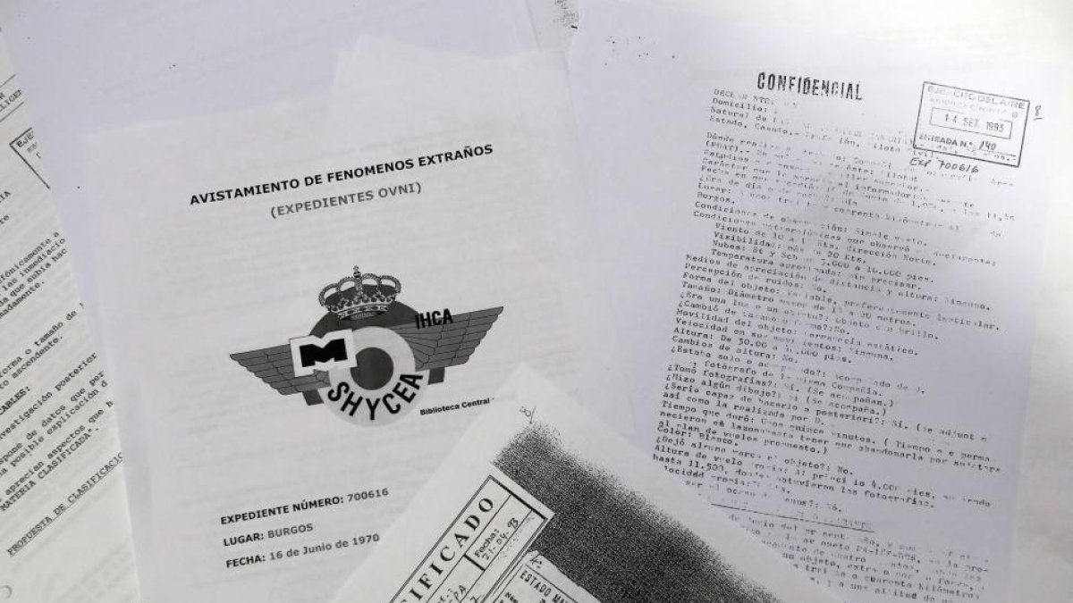 El Ministerio de Defensa, a través del Ejército del Aire, tiene registrados un total de cuatro avistamientos de fenómenos extraños, conocidos como expedientes Ovni-ICAL