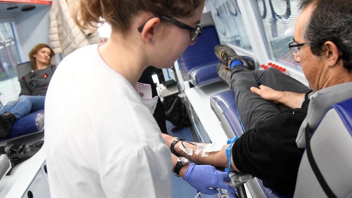 Donante de sangre.-ICAL