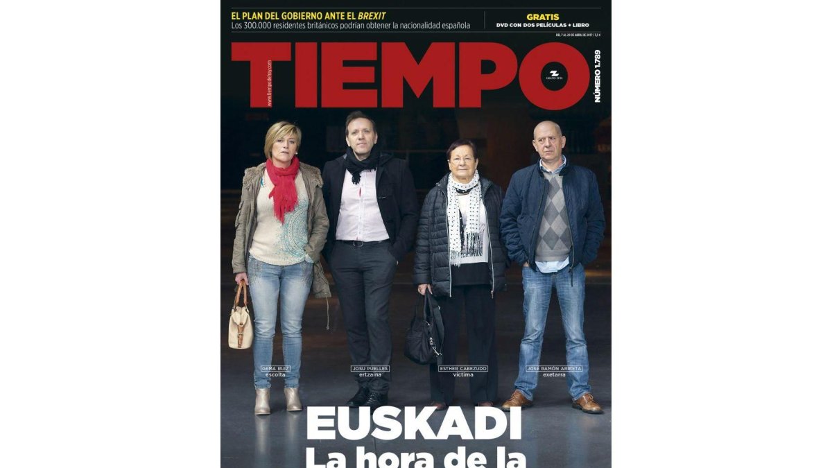 Portada de la revista TIEMPO.-