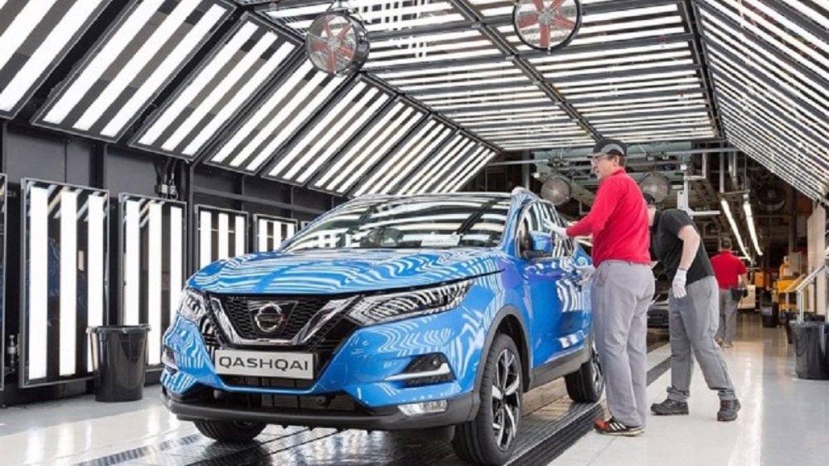 Imagen del Qashqai en la fábrica británica de Sunderland.-E.M.