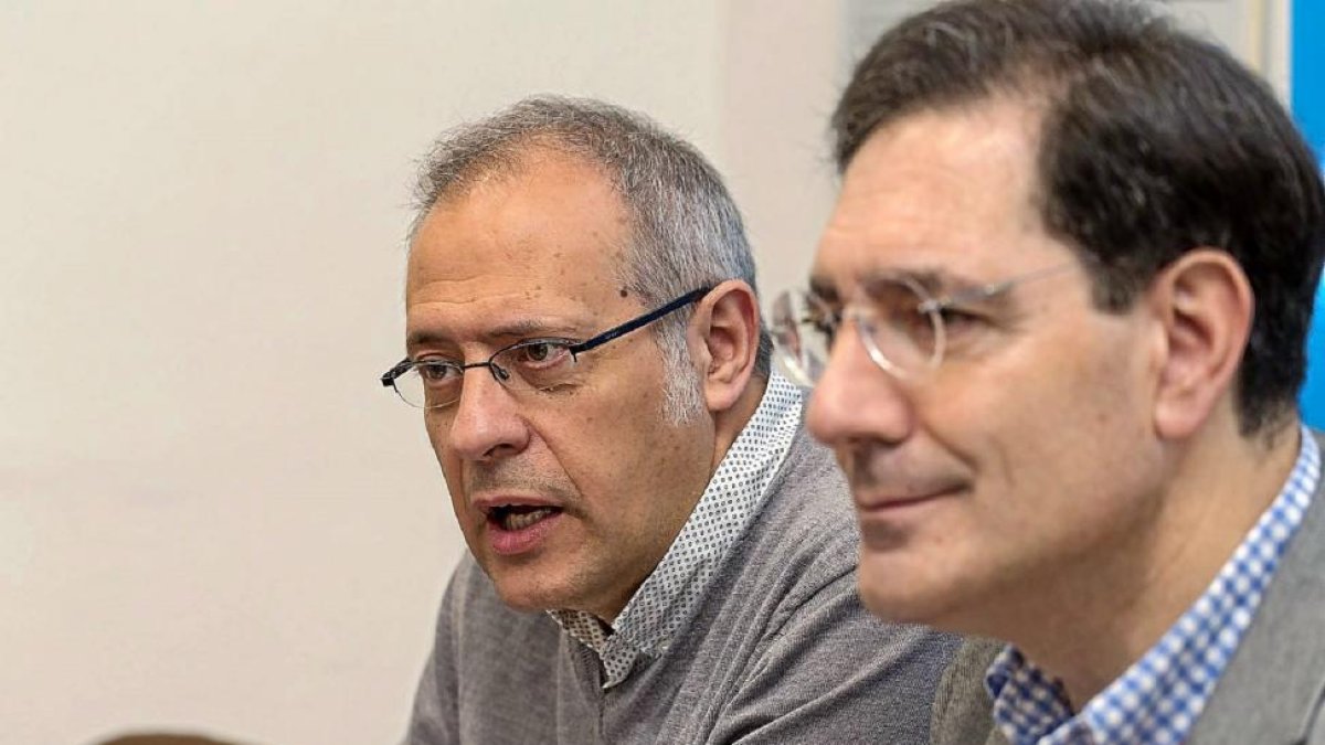 Los ‘populares’ José Antonio Martínez Bermejo y Jesús Enríquez.-ICAL