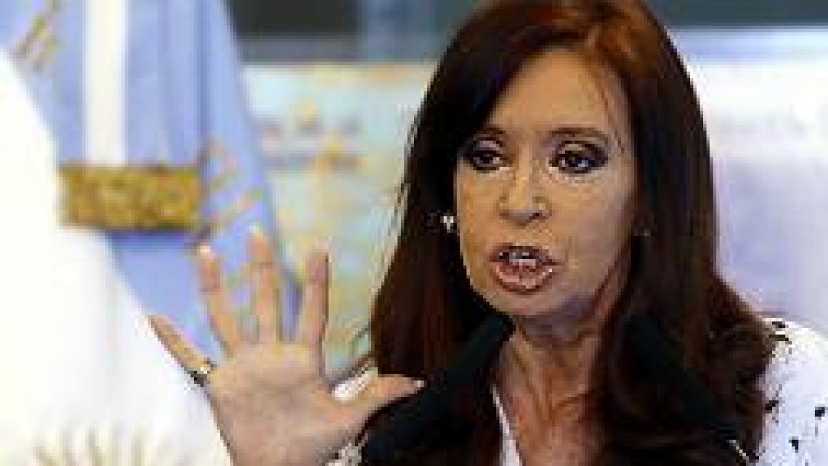 La presidenta de Argentina, Cristina Fernández de Kirchner.-Foto: AGENCIAS