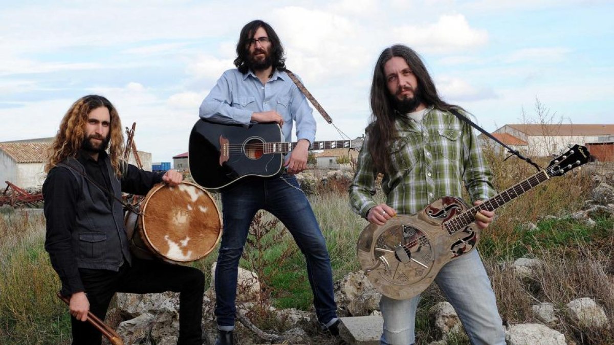 Desde la izquierda, Marcos Úbeda, Javier Vielba y Rubén Marrón, componentes de Arizona Baby-ICAL
