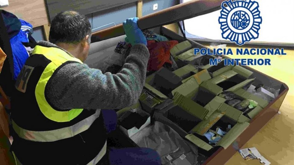 Policía realizando una operación de registro.-EUROPA PRESS