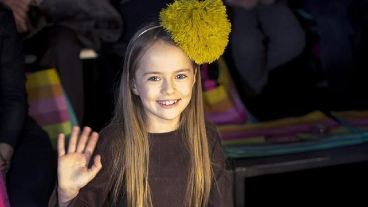 Kristina Pimenova, en la pasarela 080 Barcelona Fashion de febrero del 2015, donde no pudo desfilar por un problema burocrático.-EFE / ALEJANDRO GARCIA