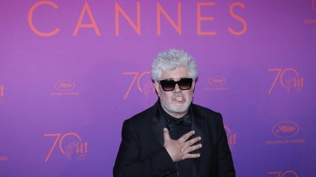 Pedro Almodóvar, en el 2017, en Cannes.-IAN LANGSDON
