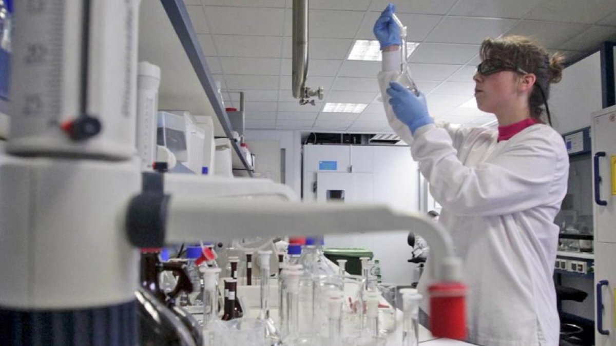 Laboratorios de Cyndea Pharma en la localidad soriana de Ólvega.-MARIO TEJEDOR