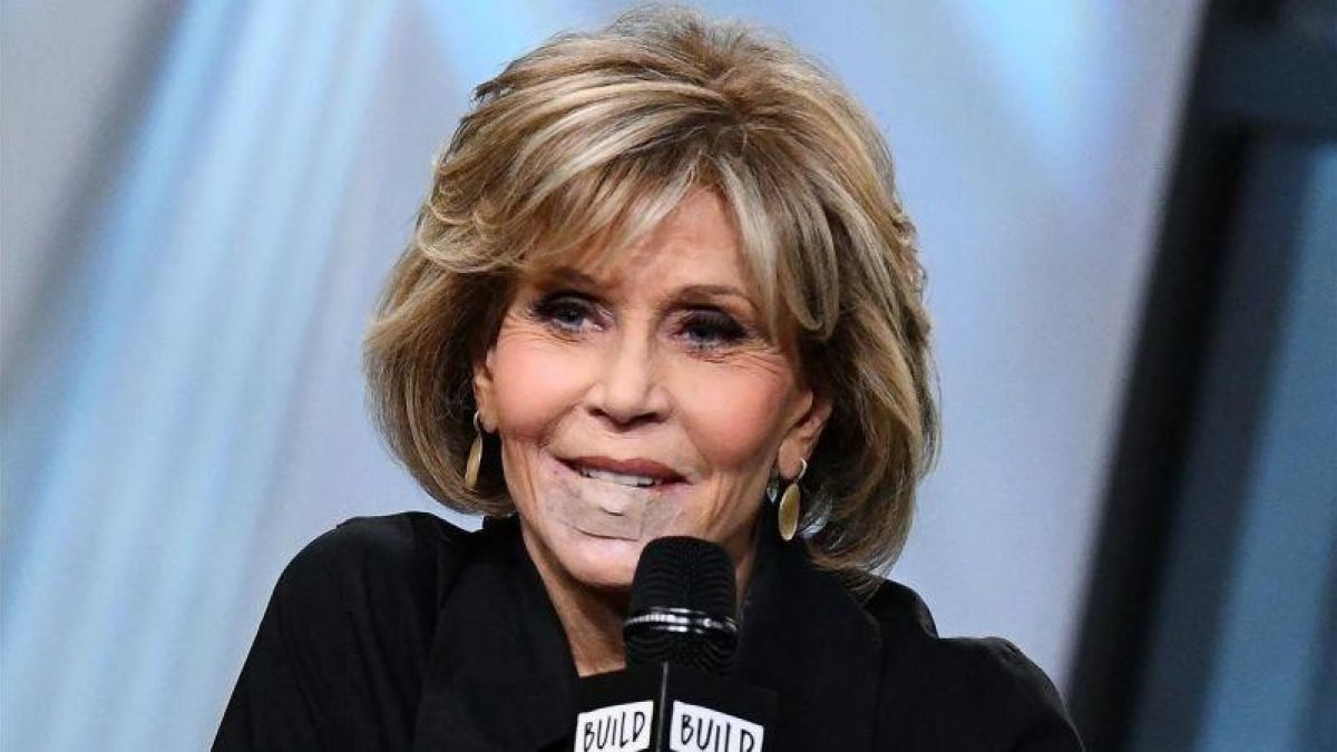Jane Fonda el pasado lunes, 15 de enero, en el Build Studio de Nueva York.-SLAVEN VLASIC