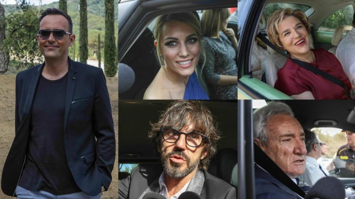 Risto Mejide, Santi Millán, Pilar Rahola, Edurne y Luis del Olmo.-