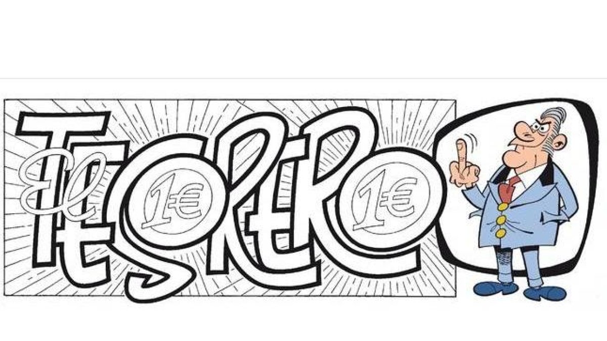 La primera página de 'El tesorero', el álbum número 200 de Mortadelo y Filemón.-Foto: MORTADELO Y FILEMÓN