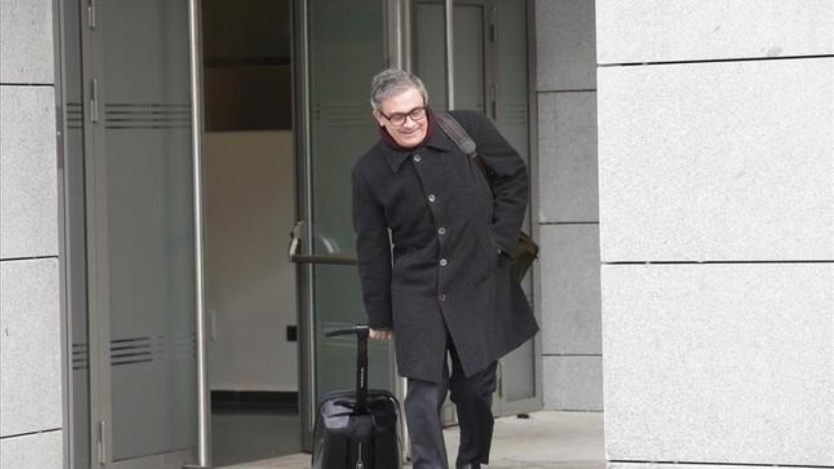Jordi Pujol Ferrusola, a su llegada a la Audiencia Nacional el pasado 11 de febrero.-DAVID CASTRO
