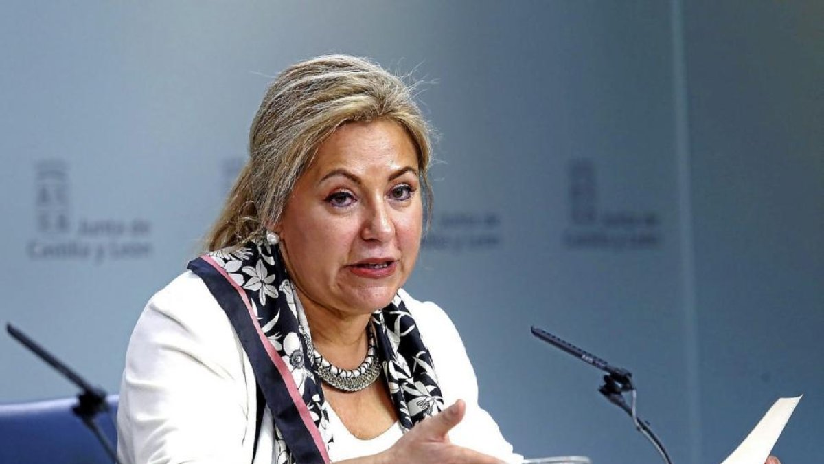 Rosa Valdeón explica los acuerdos alcanzados en el Consejo de Gobierno.-Ical