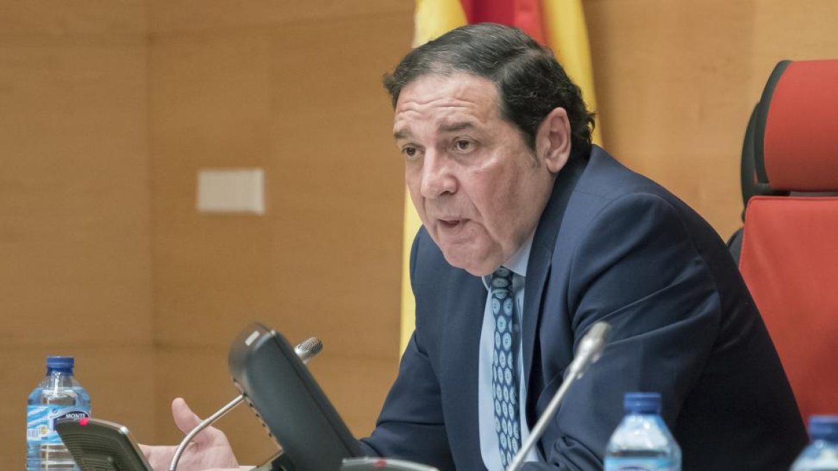 Sáez Aguado comparece ante la Comisión de Sanidad.-ICAL