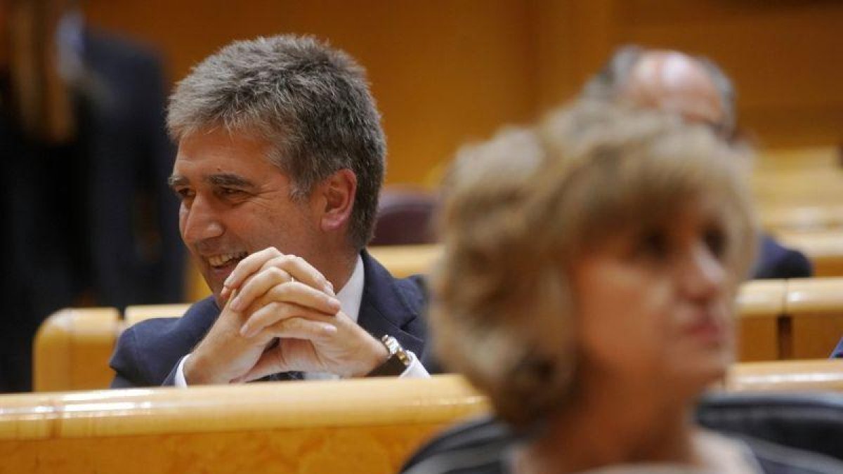 El portavoz del PP en el Senado, Ignacio Cosidó.-JOSE LUIS ROCA