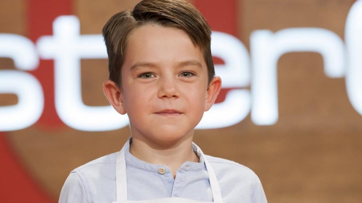El joven Oscar Jefferson, en una imagen promocional del programa de TVE-1 'Masterchef Junior'.-