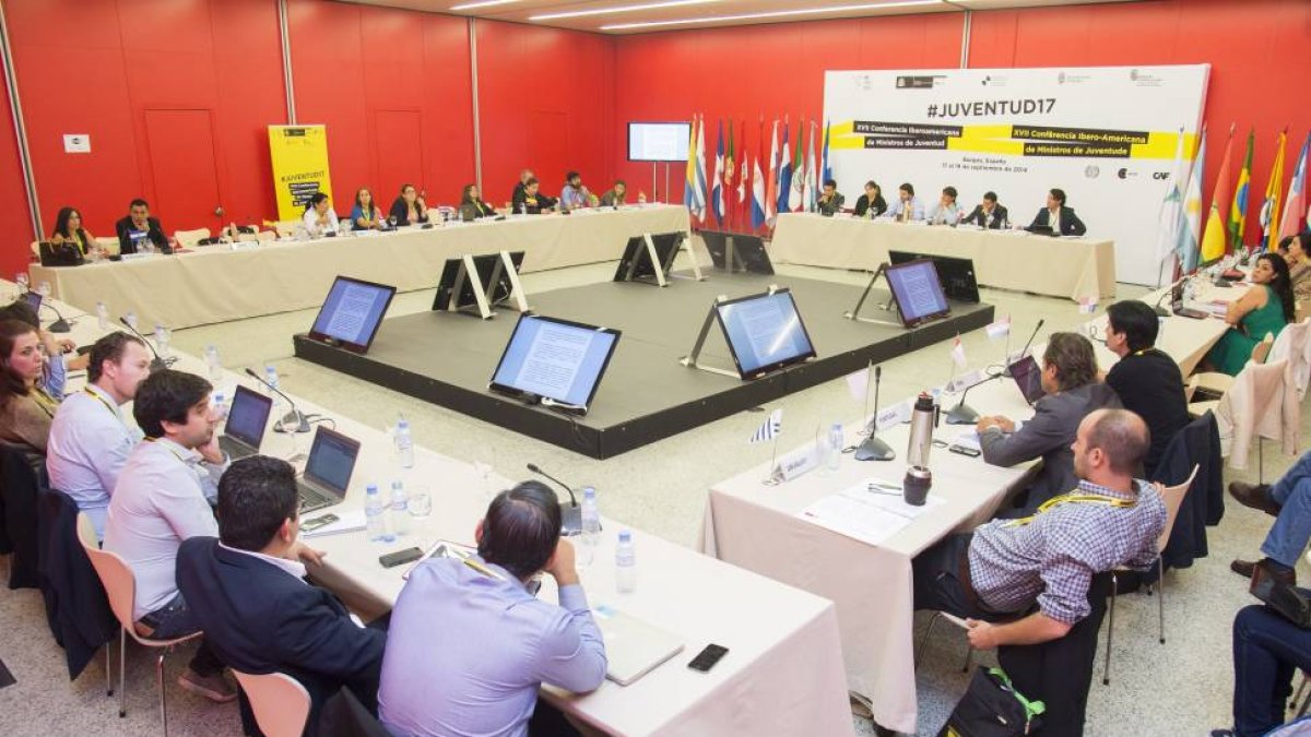 Clausura de la XVII Conferencia Iberoamericana de Ministros de Juventud que se celebra en Burgos-Ical