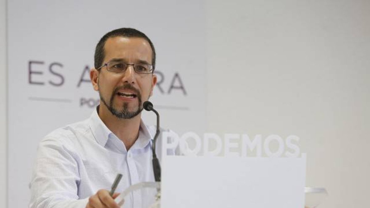 El secretario de organización de Podemos, Sergio Pascual.-AGUSTÍN CATALÁN