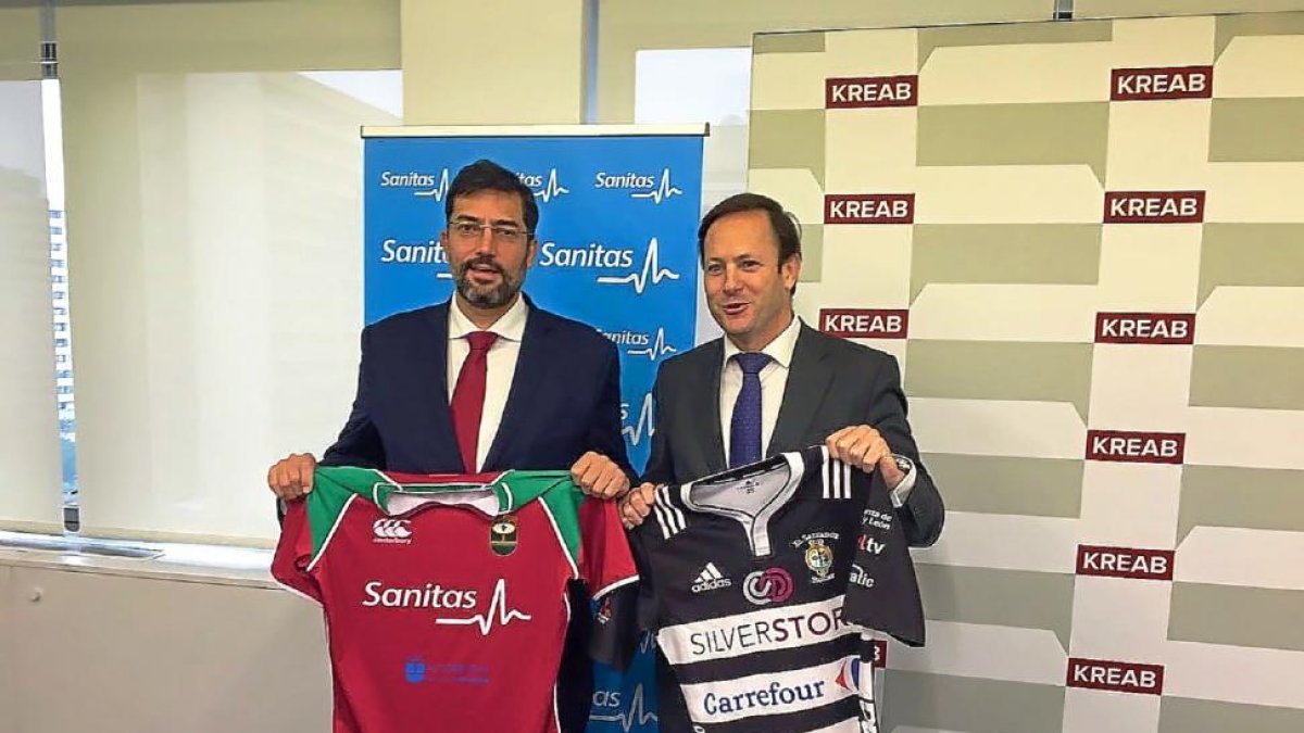 Ignacio Ardila y Juan Carlos Martín, presidentes de Alcobendas y SilverStorm.-EM
